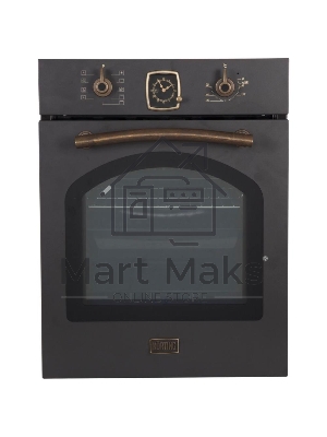 Встраиваемая электрическая духовка Korting OKB 4941 CRN/59.6 х 45 x 55 см, Духовой шкаф в ретро-дизайне, ширина 45 см, аналоговые часы в классическом стиле Frank Muller, таймера с функцией отключения, 9 режимов нагрева, объем духовки 45 л, телескопические