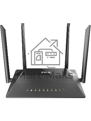 Беспроводной двухдиапазонный гигабитный маршрутизатор D-Link DIR-853/URU/R3A AC1300 Wave 2 с поддержкой технологии MU-MIMO, 3G/LTE и USB-портом 3.0