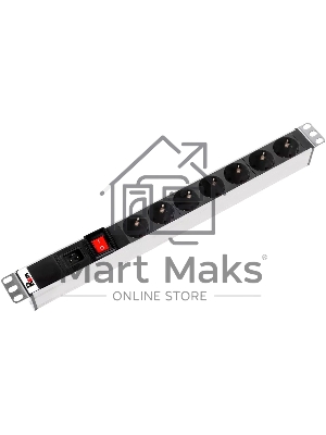 Блок распределения питания Rem R-16-7S-V-440-Z гор.размещ. 7xSchuko базовые 16A EN 60320 С20