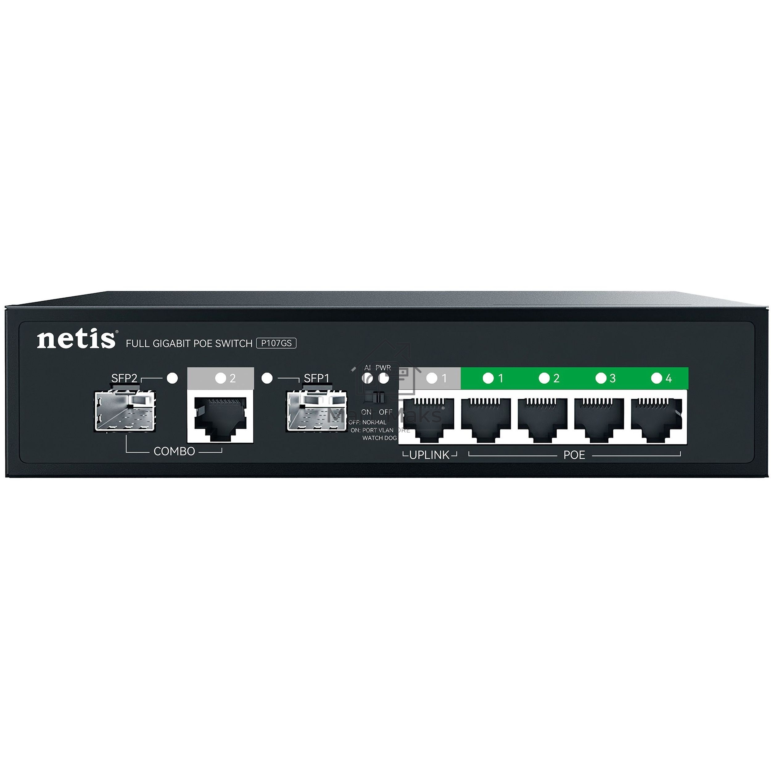 Коммутатор NETIS P107GS 7PORT 10/100/1000M POE