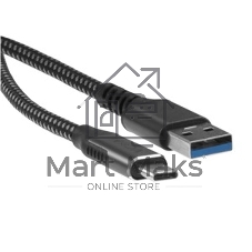Кабель USB3.2 Gen2, AM->CM, 10Gbs, All Shell 3м VCOM CU401M-3M