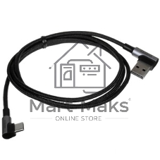 Кабель USB-A to Type-C, silica gel, 1м, 3A, 18W (gren)