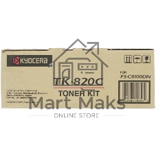 Картридж лазерный Kyocera-Mita TK-820C голубой для FS-C8100DN 7000 стр.