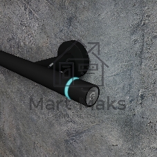 Полотенцесушитель электрический BAU E Black 41х53, черный матовый