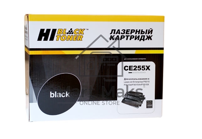 Расходные материалы Hi-Black CE255X Картридж Hi-Black для принтеров LaserJet P3015, черный, 12500 стр.