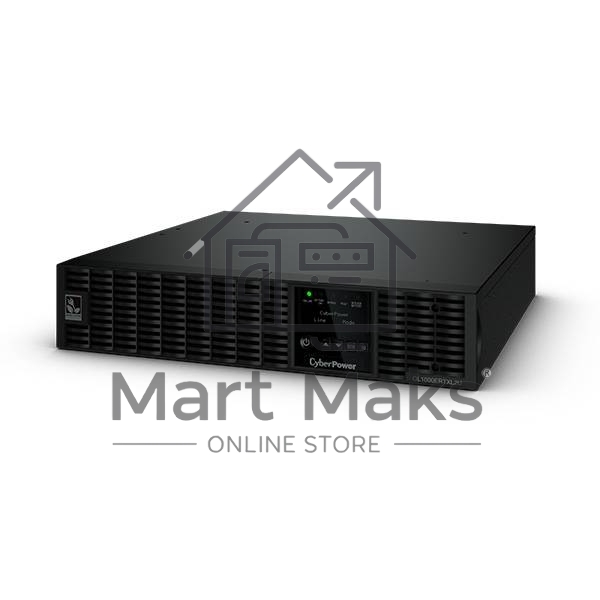 Источник бесперебойного питания Online CyberPower OL1500ERTXL2U 1500VA/1350W USB/RS-232/Dry/EPO/SNMPslot/RJ11/45/ВБМ (8 IEC С13)