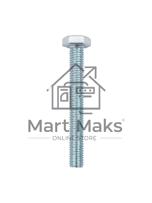 Болт шестигранный KRANZ DIN 933, 10х90, короб (10 шт./уп.)