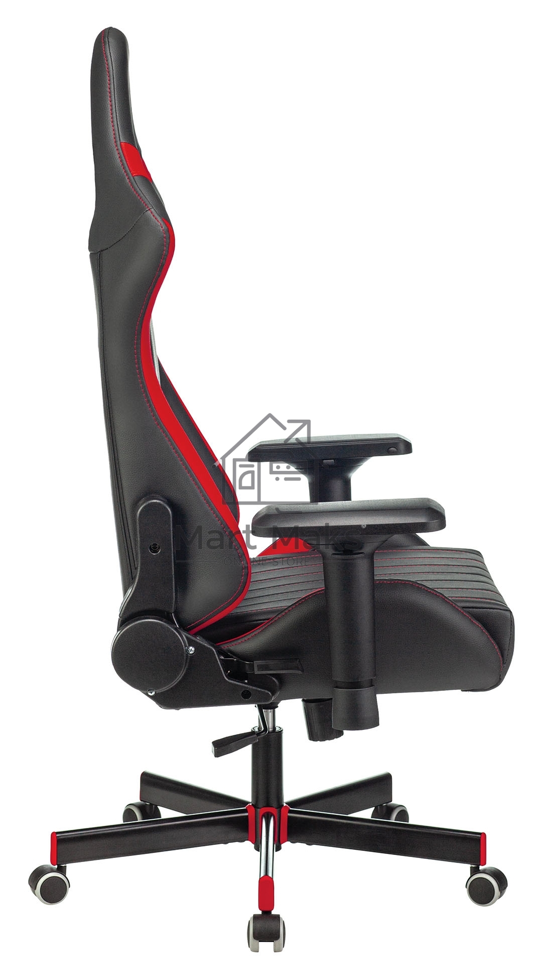 Кресло игровое A4Tech Bloody GC-990 черный/красный искусственная кожа крестовина металл