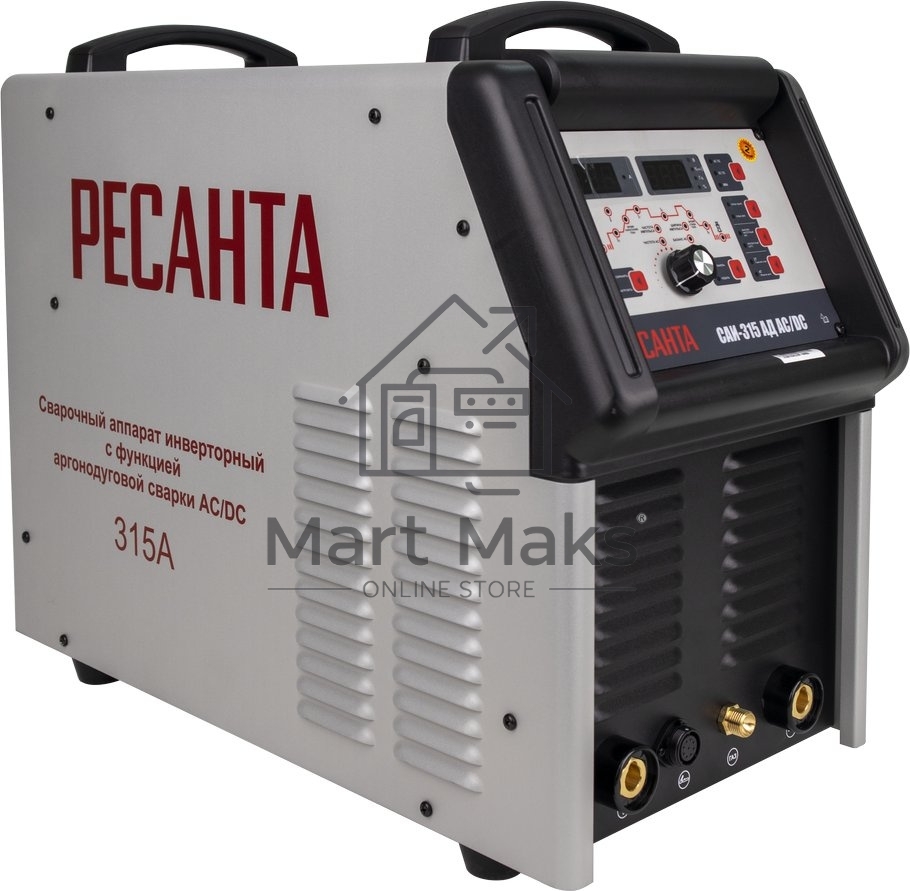 Сварочный аппарат Ресанта САИ-315АД инвертор MMA DC/TIG DC 13.8кВт