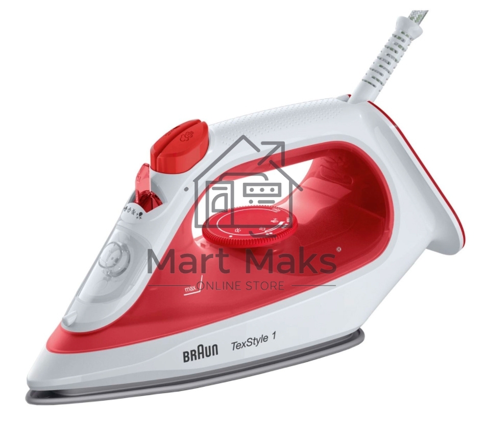Утюг Braun SI1019RD красный/белый