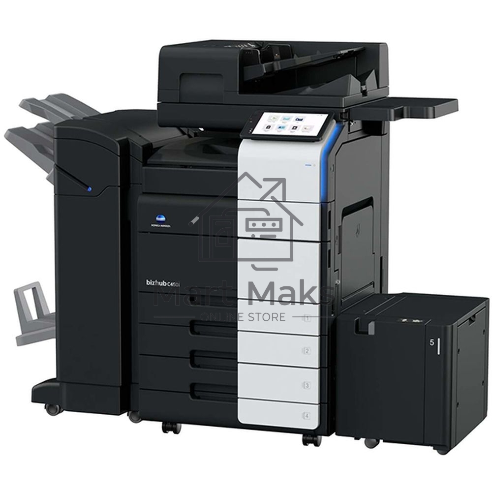 МФУ лазерный Konica Minolta Bizhub C450i, A3, цветной, печ. до 45 стр/мин (A4) 22 стр/мин (A3), скан. до 140 стр/мин., 1200 x 1200 DPI (печ.), 600 x 600 DPI (скан.), USB, Ethernet