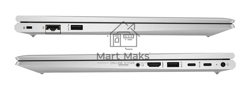Ноутбук HP ProBook 450 G10 Core i5-1334U 15.6 FHD (1920x1080) AG UWVA 16GB (1x16GB) DDR4 3200 512GB SSD,51Wh,FPR,Intel AX211 Wi-Fi,Backlit,1,8kg,1y,Silver,Dos,KB Eng