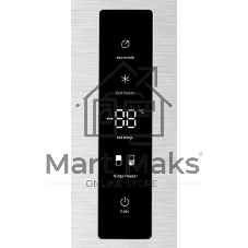 Холодильник Gorenje NRK620FAXL4 серый двухкамерный 238/86л морозилка снизу, No Frost