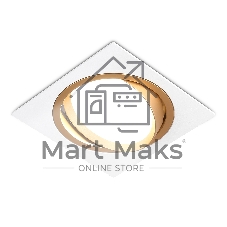 Светильник Ambrella light TN51916 WH/GD белый/золото GX53 max 12W 115*115*23