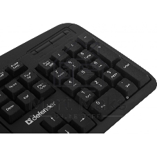 Клавиатура проводная Defender Office HB-910 RU, USB, черный