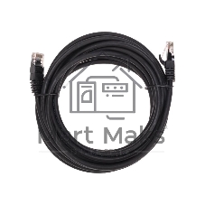 Патч-корд U/UTP Rexant cat.6, RJ45-RJ45, неэкранированный, 26AWG, LSZH, черный, 5 м