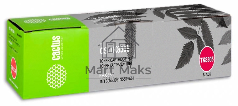Картридж лазерный Cactus CS-TK8305 черный (25000 стр.) для Kyocera Mita 3050/3051/3550/3551