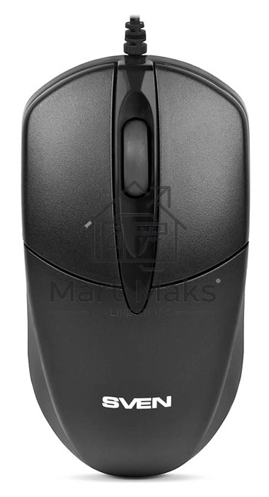 Мышь проводная SVEN RX-112 черный, 800 dpi, USB, кнопки - 3