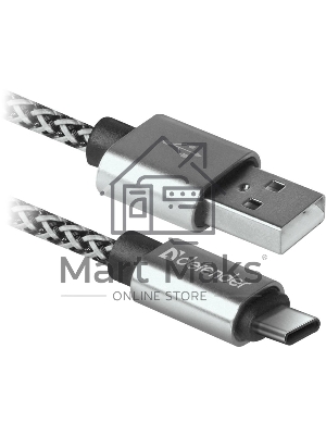 Кабель Defender USB 2.0 TO TYPE-C 1M белый USB09-03T