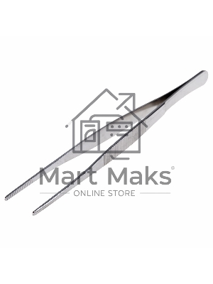 Пинцет прямой, рифленый 200 мм (блистер) Rexant