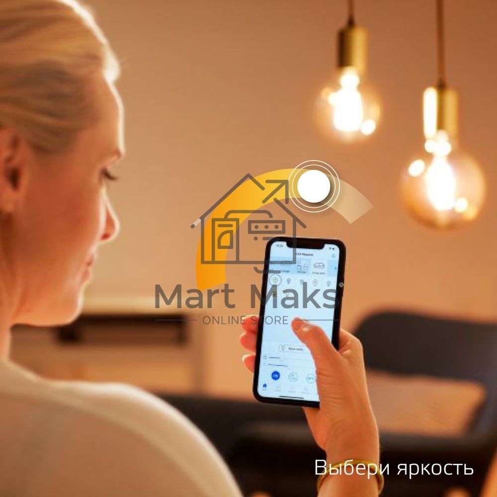 Лампа светодиодная филаментная Gauss Smart Home DIM E27 A60 7 Вт 1/10/40