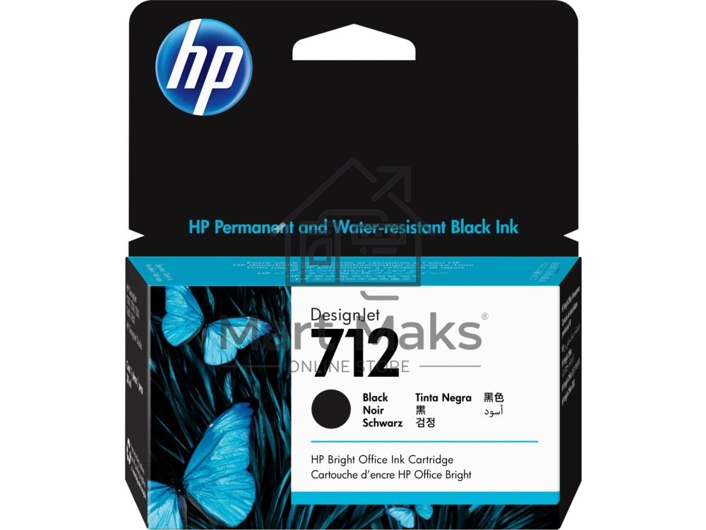 Картридж струйный HP 712 3ED70A черный (38мл) для HP DJ Т230/630