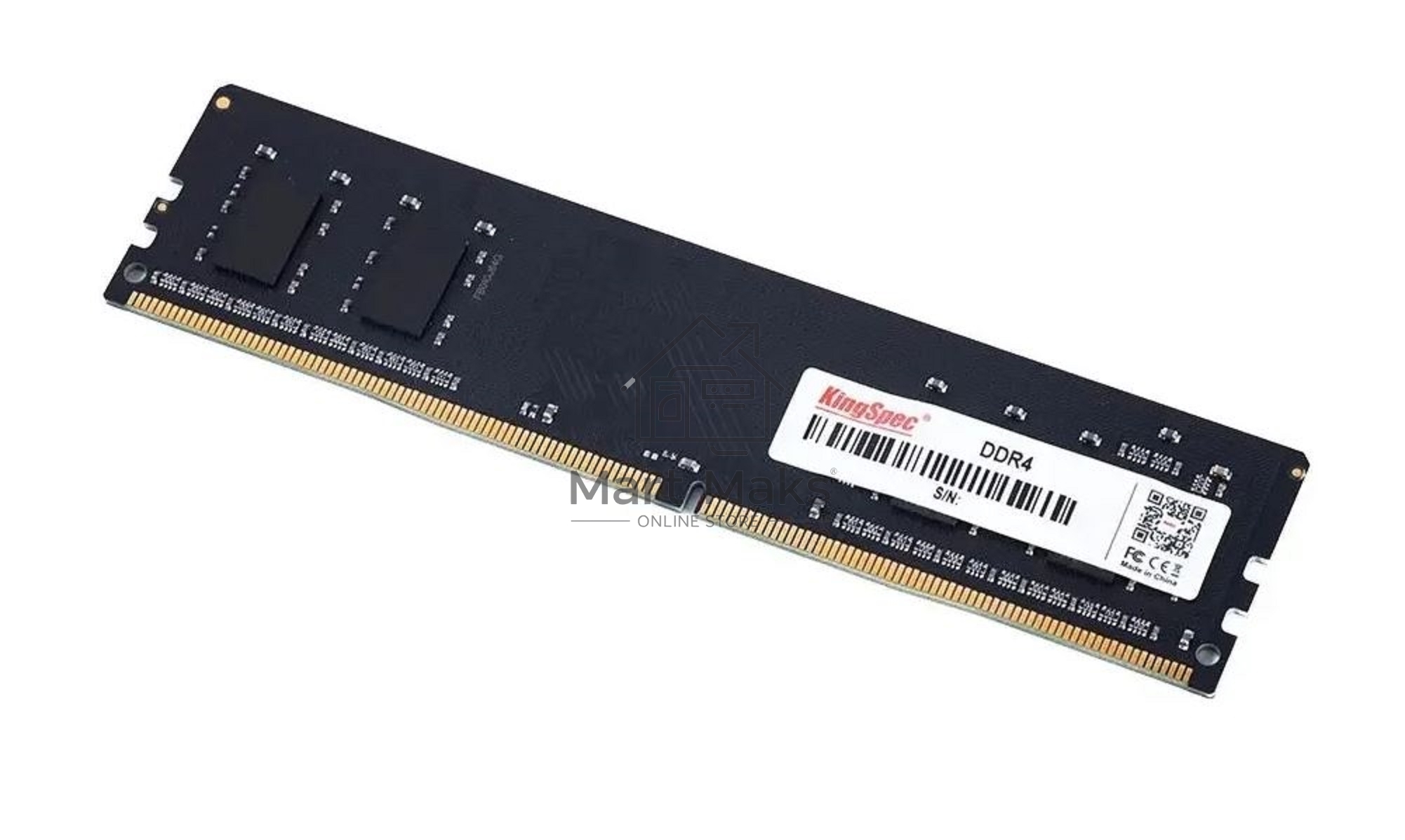 Оперативная память KingSpec, DDR4, 4GB (1x4 GB), 3200 MHz, CL17, DIMM
