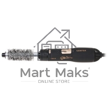 Фен-щётка Centek CT-2059 черный/золотистый, 1200 Вт, 25 мм