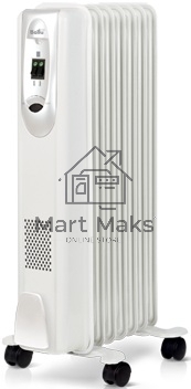 Масляный обогреватель Ballu Comfort BOH/CM-07WDN (7 секций) белый, 1500 Вт, 20 м2, термостат