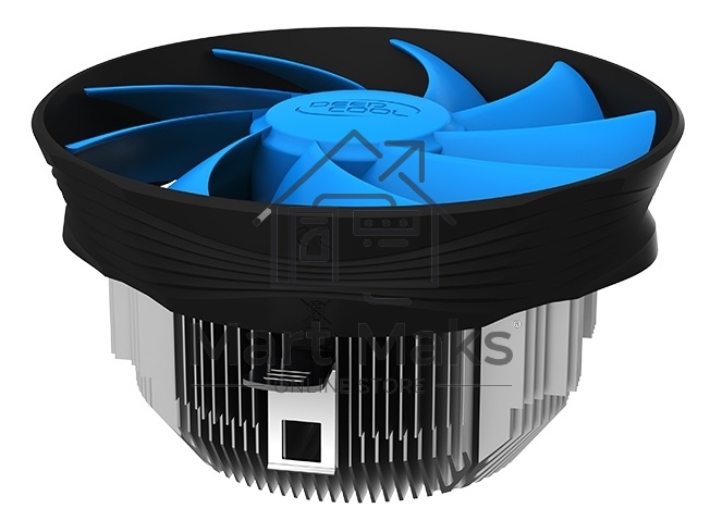 Кулер для процессора DEEPCOOL ARCHER BIGPRO серебристый/синий, 120 мм, алюминий/медь, 2000 об/мин, 29.7 дБ, 4 pin, 125 Вт, 70 мм