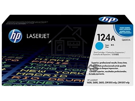 Картридж лазерный HP Q6001A голубой для Color LaserJet 2600 2000стр.