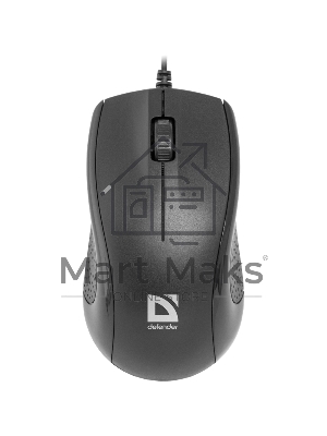 Мышь проводная Defender Optimum MB-160 черный, 1000 dpi, USB, кнопки - 3