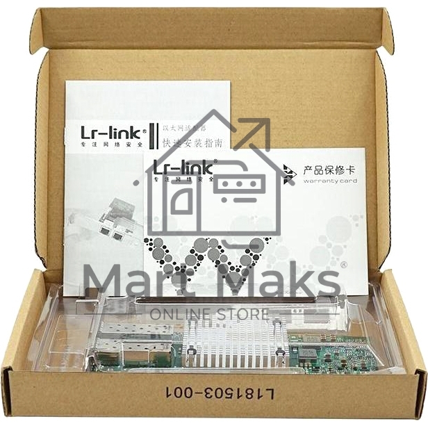 Сетевой адаптер PCIE 10GB FIBER 2SFP+ LREC9812BF-2SFP+ LR-LINK