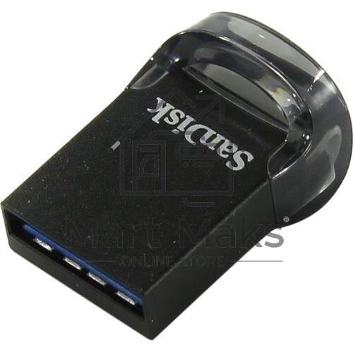 Флешка USB R/W R/W Sandisk 128Gb ULTRA FIT SDCZ430-128G-G46 USB3.1 черный