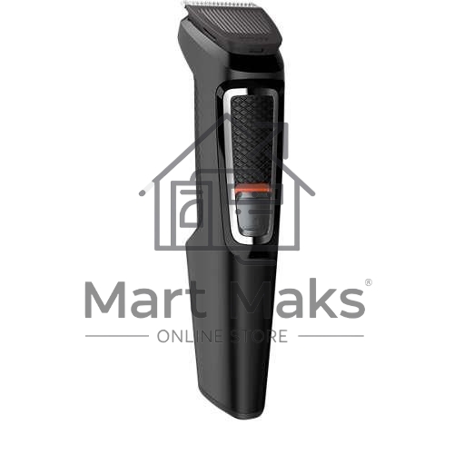 Триммер Philips MG3740/15 черный (насадок в компл:9шт)