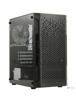 Компьютерный корпус Powercase Mistral Micro Z3B Mesh LED, Tempered Glass, 2x 140мм + 1х 120мм 5-color fan, черный, mATX (CMIMZB-L3)