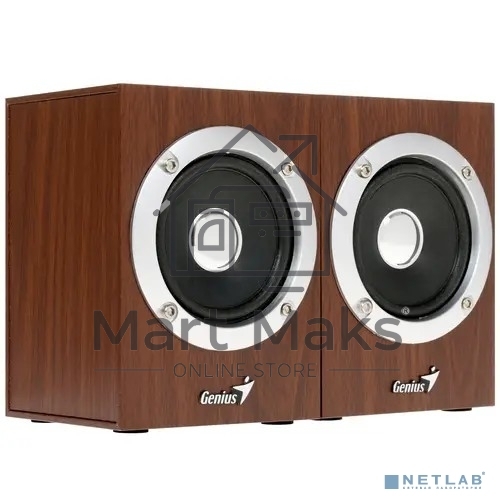 Колонки GENIUS SP-HF280 wooden USB Проводной пульт регулировки громкости для легкого управления