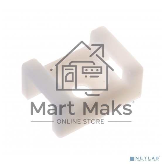 Площадка для крепления стяжки Rexant (ПС-2) 22x16 мм, белая, упаковка 100 шт.