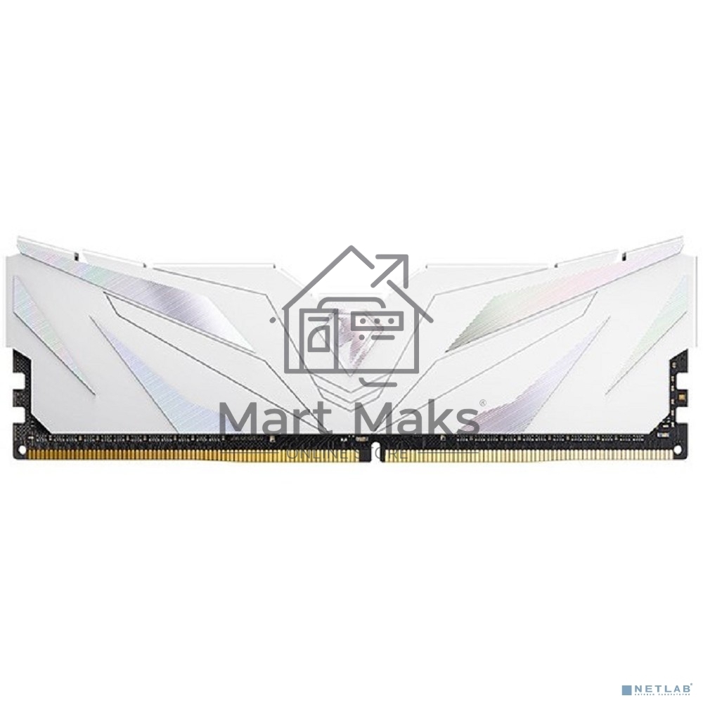 Оперативная память NETAC, DDR4, 8GB (1x8GB), 3200MHz, CL16, DIMM, с радиатором, белый