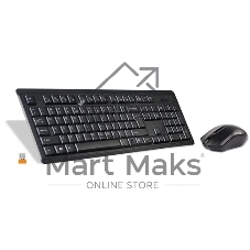 Комплект клавиатура+мышь A4Tech 4200N беспроводной, USB, 1000 DPI, чёрный