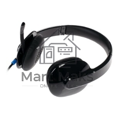 Гарнитура Logitech USB Headset H540 чёрный, проводная, USB