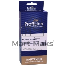 Картридж струйный ProfiLine PL-PFI-102MBK для принтеров Canon IPF510/IPF605/IPF610/IPF650/IPF655/IPF710/IPF750/IPF755/IPF760/IPF765 с чернилами Matte Black