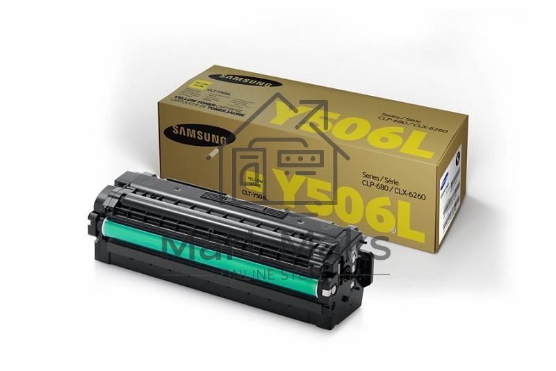 Картридж лазерный Samsung CLT-Y506L/SU517A желтый для Samsung CLP-680/CLX-6260 (3500стр.)