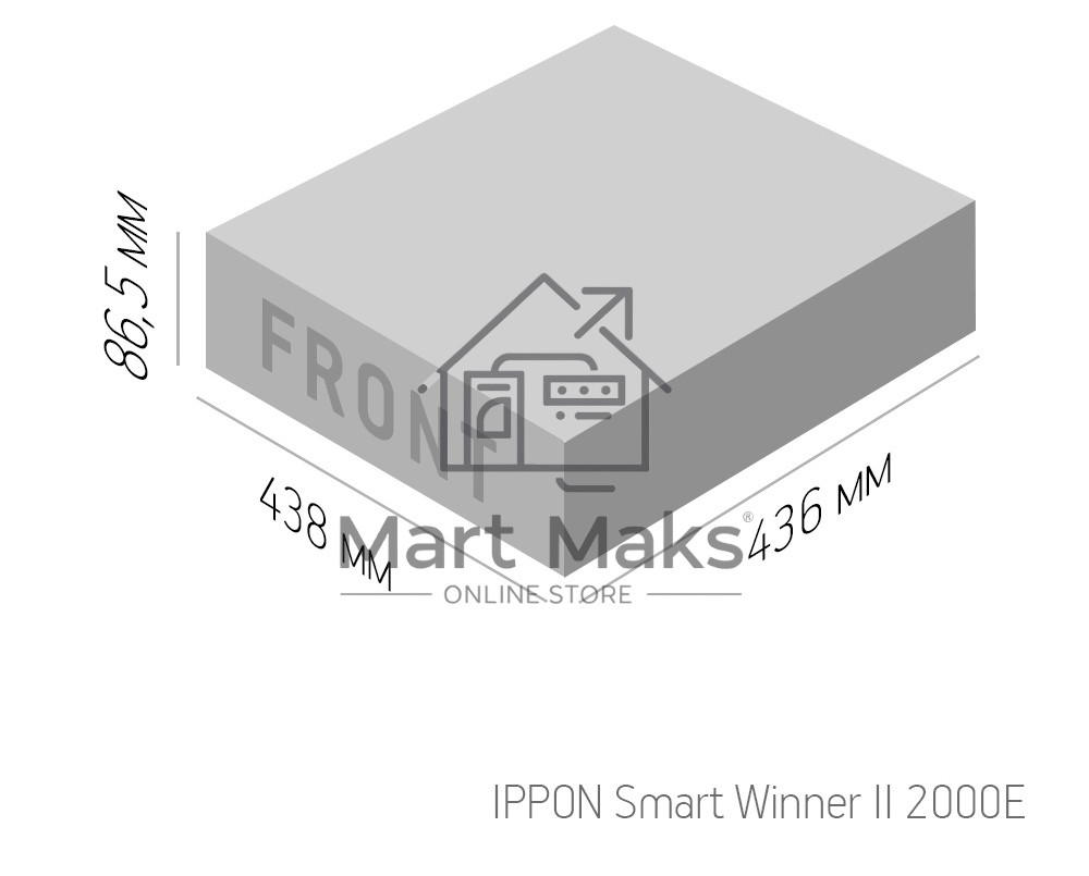Источник бесперебойного питания Ippon Smart Winner II 2000E 1800Вт 2000ВА черный