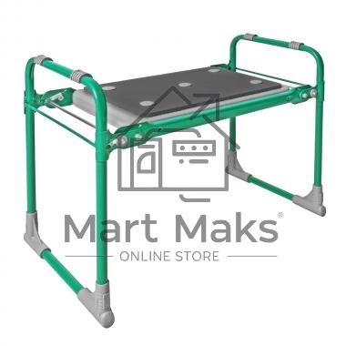 Скамейка садовая с мягким сиденьем НИКА СКМ2 (СКМ2/3 зеленый)