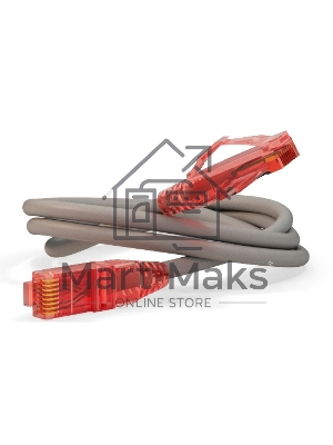 Патч-корд Hyperline U/­UTP, Cat.5e, LSZH, 5 м, серый 