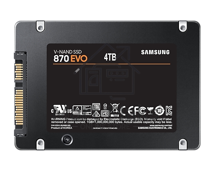 Накопитель SSD Samsung 4TB 870 EVO, V-NAND, 2.5