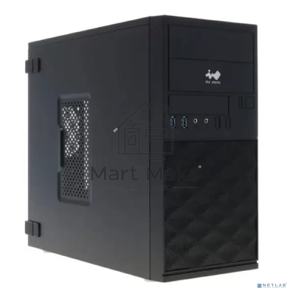 Компьютерный корпус Mini Tower InWin EFS052 Black 600W PM-600ATX U3*2 +A(HD)+ front fan holder+ Screwless mATX