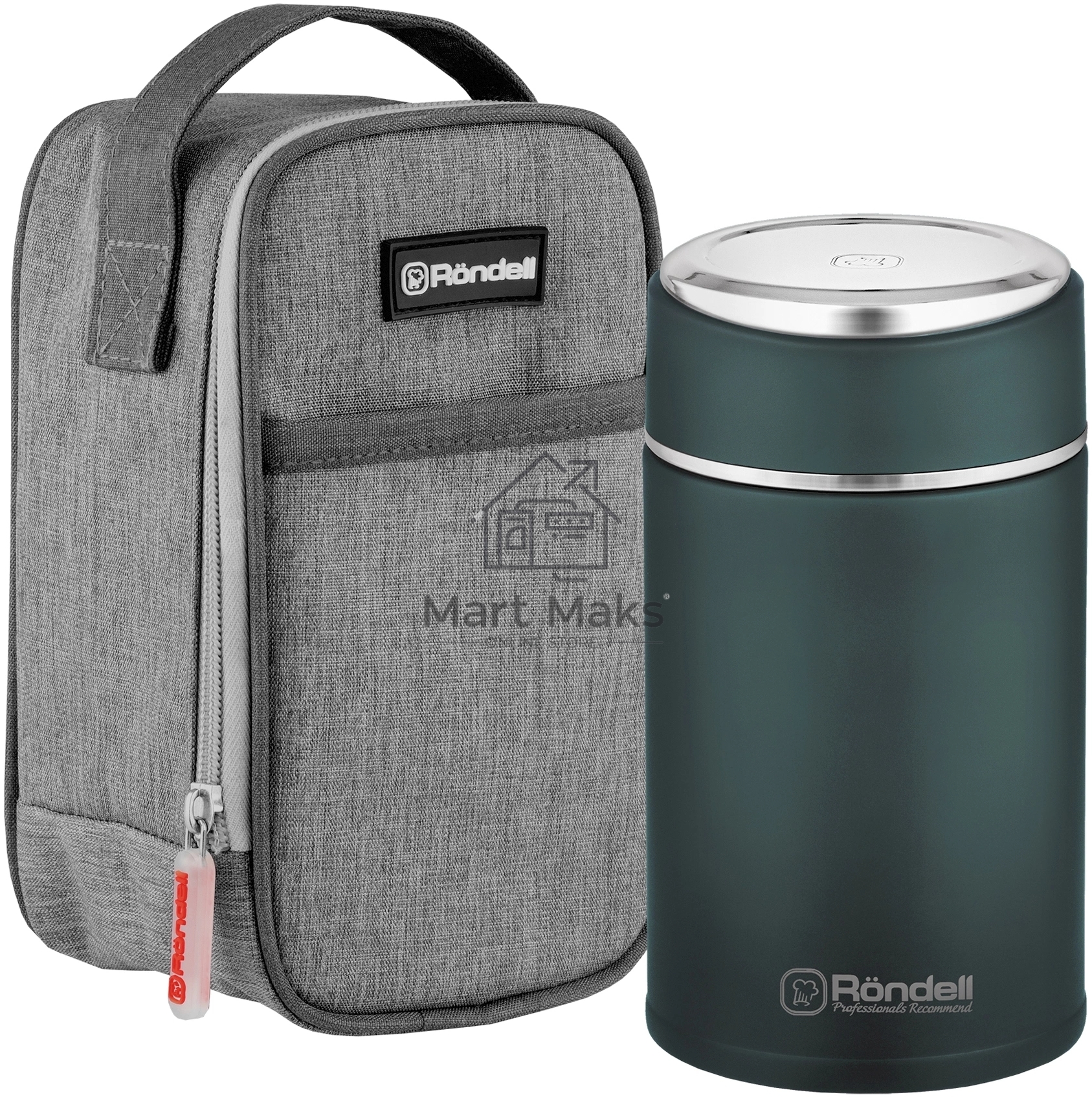 Термос для еды с сумкой Rondell RDS-1660 Aventura 0,7 л