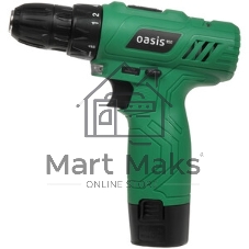 Дрель-шуруповерт Oasis AV-12 Eco, 12 В, 1,3 Ач, 24Нм, щеточный